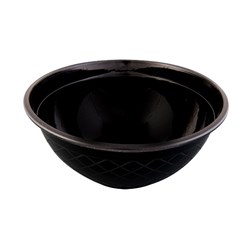 1000 Black Plastic Bowl 50*6