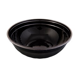 850 Black Plastic Bowl 50*6