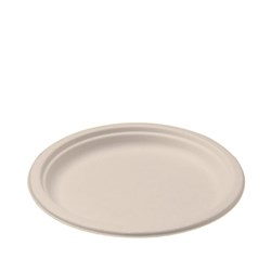SUGARCANE ROUND PLATE 9" (500/CTN)