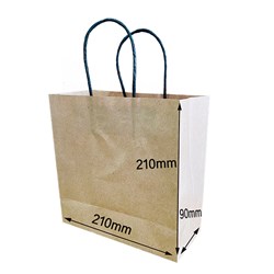 *Pack T.Hdl Paper Bags TWO CUPS(100pcs)