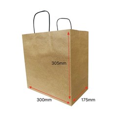 Twist Handle Paper Bags MEDIUM (250pcs)