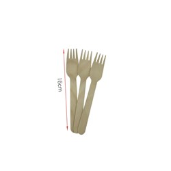 *PACK Wooden Fork (100*10)