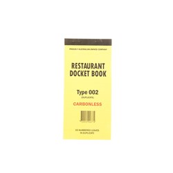 Double Dine-In 002 Docket (10/PK)