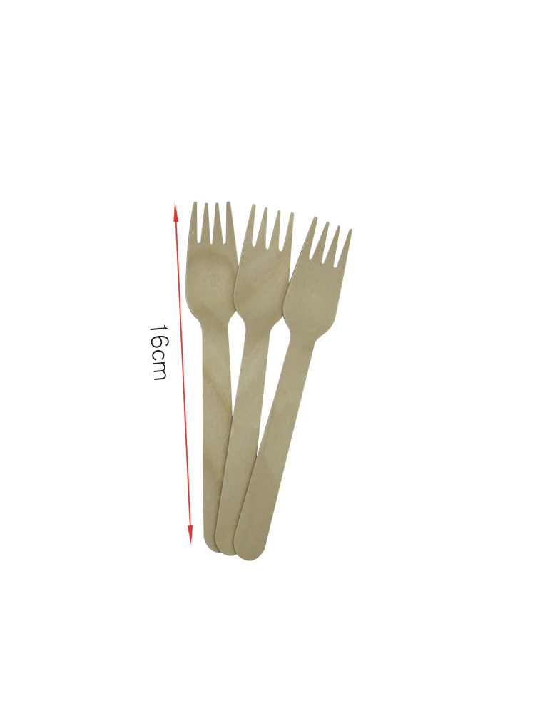 *PACK Wooden Fork (100*10)